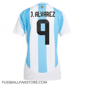 Argentinien Julian Alvarez #9 Replik Heimtrikot Damen Copa America 2024 Kurzarm